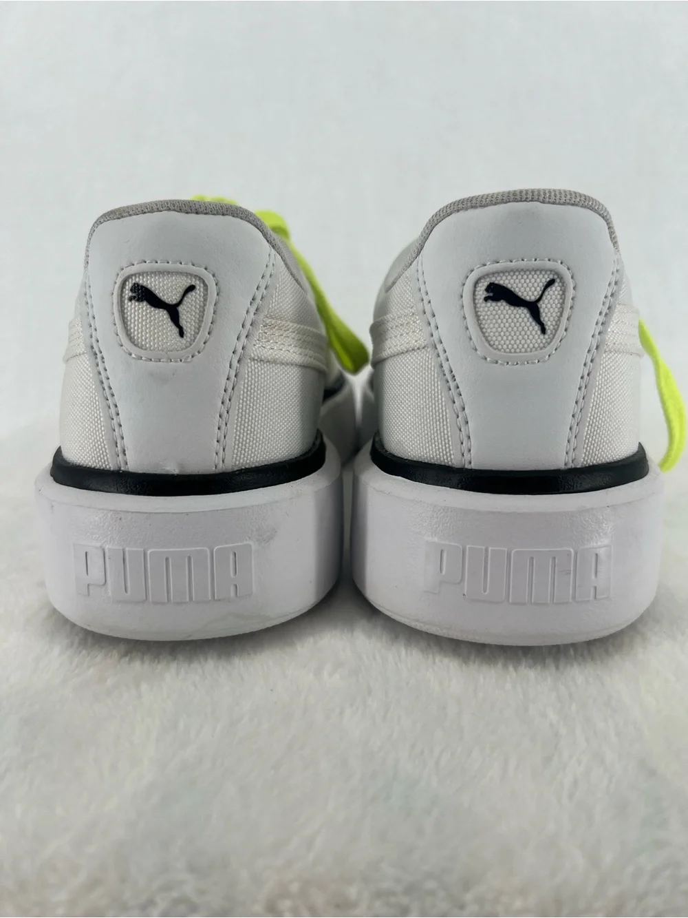 Puma Oslo Maja “Summer” Canvas In White  Platform Sneakers Sz 7.5 Blokecore